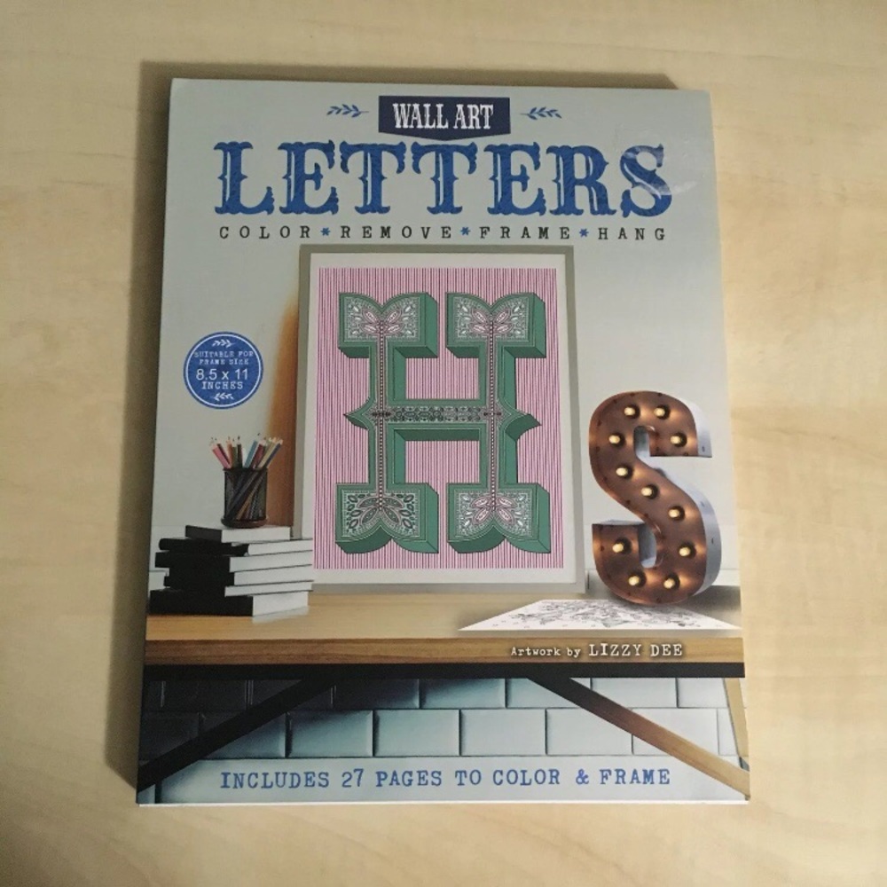 Wall Art LETTERS by Lizzy Dee